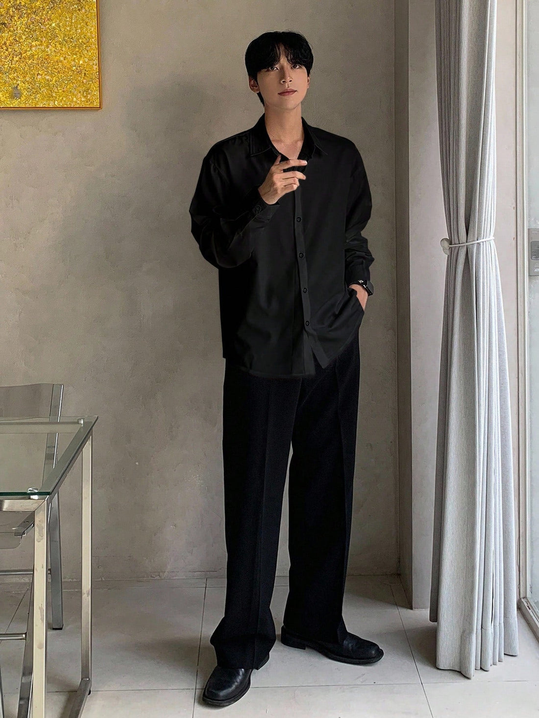 Modern Fit Solid Casual Shirt – Everyday Commute Essential